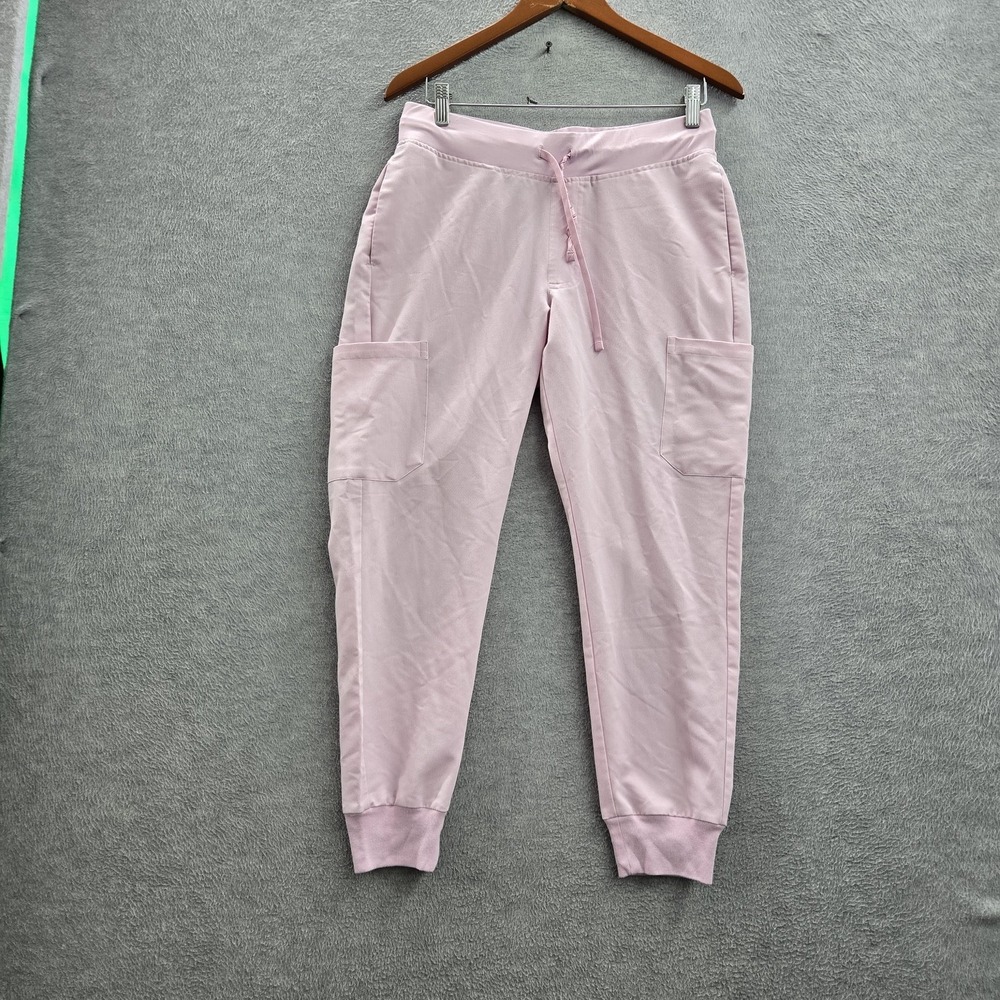 Mandala Women Scrub Pants P-S Pink Sweatpants Equa-Tek 25" Inseam